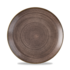 Churchill Stonecast Raw Brown Evolve Coupe Plate  21.7cm