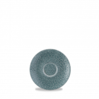 Churchill Servies Horeca Kwaliteit Raku Topaz Blue Cappuccino Saucer  15.6cm