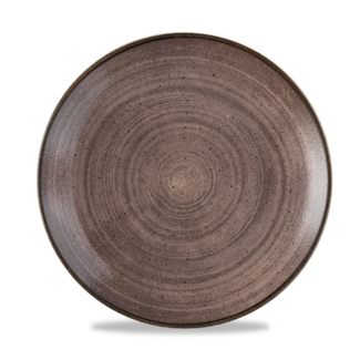 Churchill Servies Horeca Kwaliteit Stonecast Raw Brown Evolve Coupe Bord  26cm