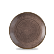 Churchill Stonecast Raw Brown Evolve Coupe Plate  16.5cm