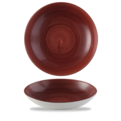 Churchill Patina Red Rust Evolve Coupe Bowl  24.8cm