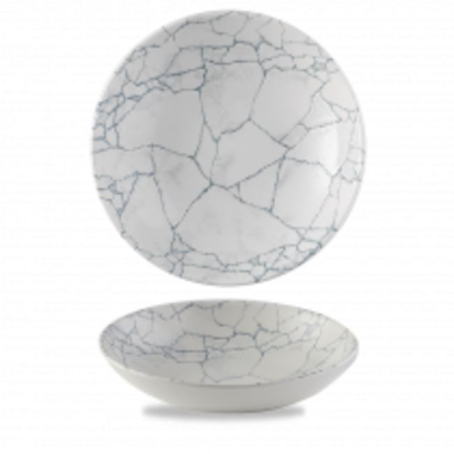 Churchill Servies Horeca Kwaliteit Kintsugi Pearl Grey Evolve Coupe Bowl 24,8 cm 12/box