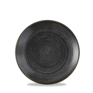 Churchill Servies Horeca Kwaliteit Stonecast Raw Black Evolve Coupe Bord  16.5cm