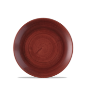 Churchill Patina Red Rust Evolve Coupe Plate  16.5cm