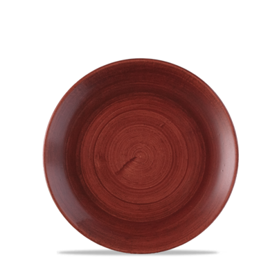 Churchill Patina Red Rust Evolve Coupe Plate  16.5cm