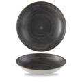 Churchill Servies Horeca Kwaliteit Stonecast Raw Black Evolve Coupe Bowl  24.8cm/113.6cl