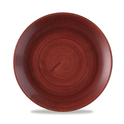 Churchill Patina Red Rust Evolve Coupe Plate  21.7cm