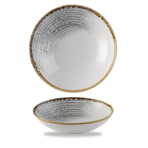 Churchill Servies Horeca Kwaliteit Homespun Accents Jasper Grey Coupe Bowl 18.2cm/42.6cl