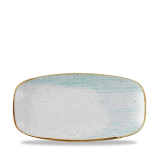 Churchill Servies Horeca Kwaliteit Stonecast Accents Duck Egg Chefs Oblong Bord  29.8x15.3cm