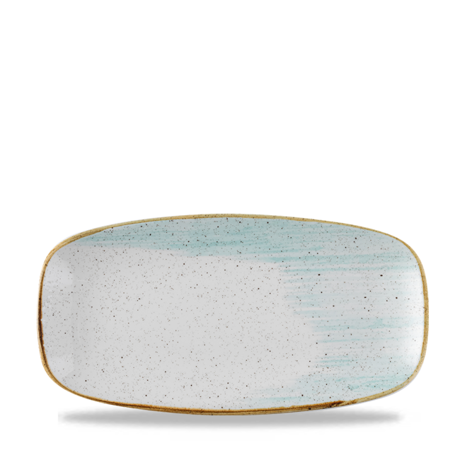 Churchill Servies Horeca Kwaliteit Stonecast Accents Duck Egg Chefs Oblong Plate 12/box