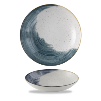 Churchill Servies Horeca Kwaliteit Stonecast Accents Blueberry Evolve Coupe Bowl  25cm/114cl Churchill Servies Horeca Kwaliteit Stonecast Accents Blueberry Evolve Coupe Bowl  25cm/114cl