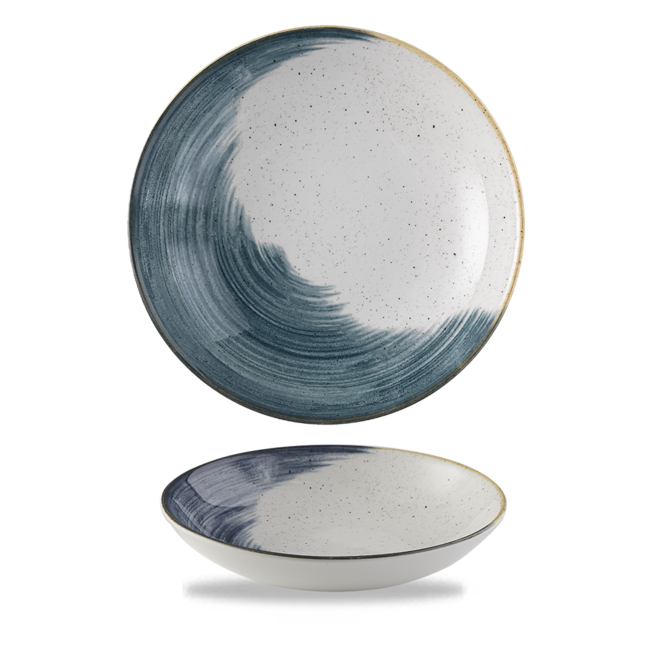 Churchill Servies Horeca Kwaliteit Stonecast Accents Blueberry Evolve Coupe Bowl 12/box