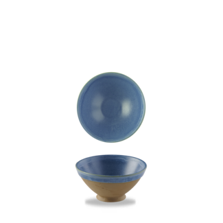 Churchill Servies Horeca Kwaliteit Emerge Oslo Blue Footed Bowl  70cl
