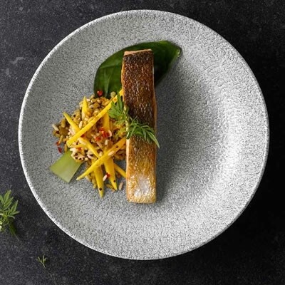 Churchill Studio Prints Raku Jasper Grey Horeca servies