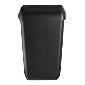 Non Food Company Hygiëne Products Quartz Black | Afvalbak  Mat Zwart met open inworpklep 43L