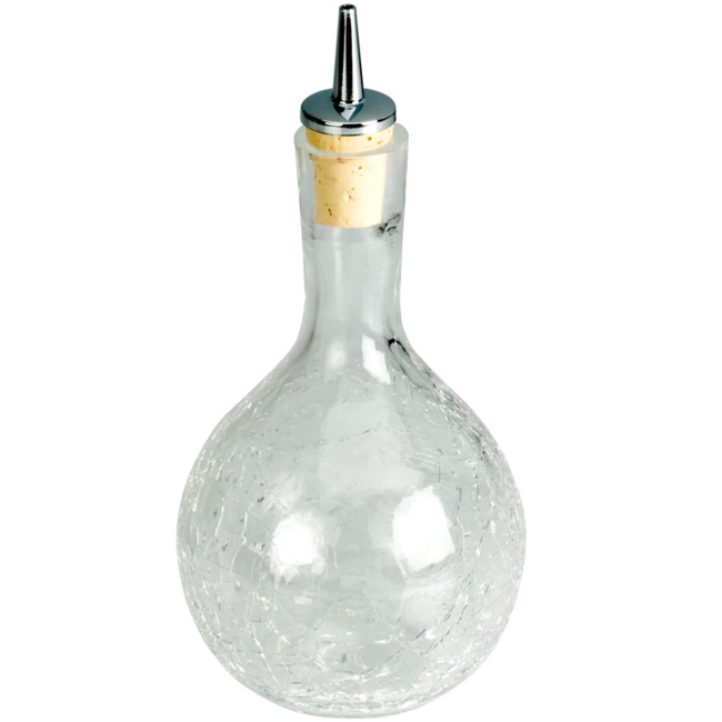 Craquelle Glass Dash Bottle without pourer 330 ml
