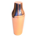 Parisian Cocktail Shaker 2 pc Copper plated
