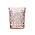 Onis new brand, same glass Onis Libbey | Hobstar Coral Pink D.O.F. 355 ml 6/box