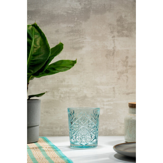 Onis Glazen Horeca Kwaliteit Onis ICON Hobstar Sky Blue D.O.F. 355 ml 6/box