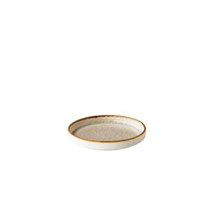 Q Authentic Servies Horeca Kwaliteit Jersey bord opst. rand stapelbaar grijs 16cm