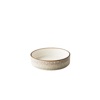 Q Authentic Servies Horeca Kwaliteit Jersey bord diep opst. rand stapelbaar grijs 18cm
