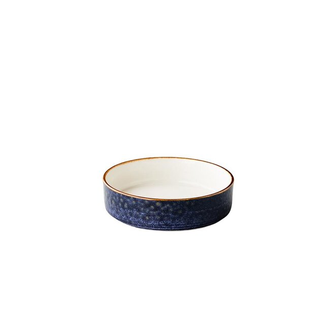 Q Authentic Servies Horeca Kwaliteit Jersey Bord Diep Opst. Rand Stapelbaar Blauw18cm 6/box