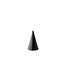 Q Authentic Shapes Piramide zwart 6,2 x 10,5 cm