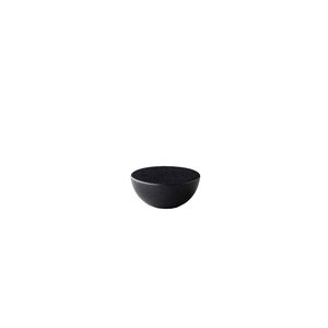 Q Authentic Servies Horeca Kwaliteit Shapes halve bol M Zwart 8,5 x 4 cm