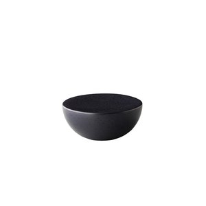 Q Authentic Servies Horeca Kwaliteit Shapes halve bol L zwart 16,7,4 cm