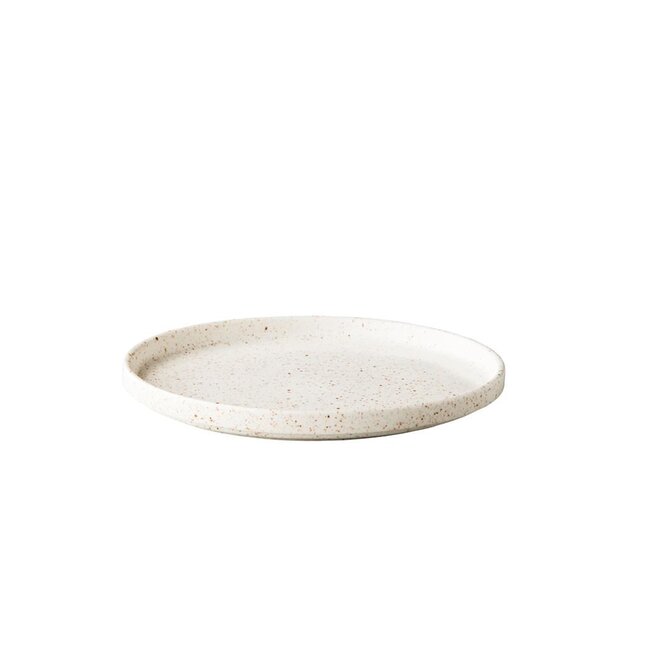 Q Authentic Servies Horeca Kwaliteit Shapes bord rond opst.rand stapelb. wit 25,4 x 3