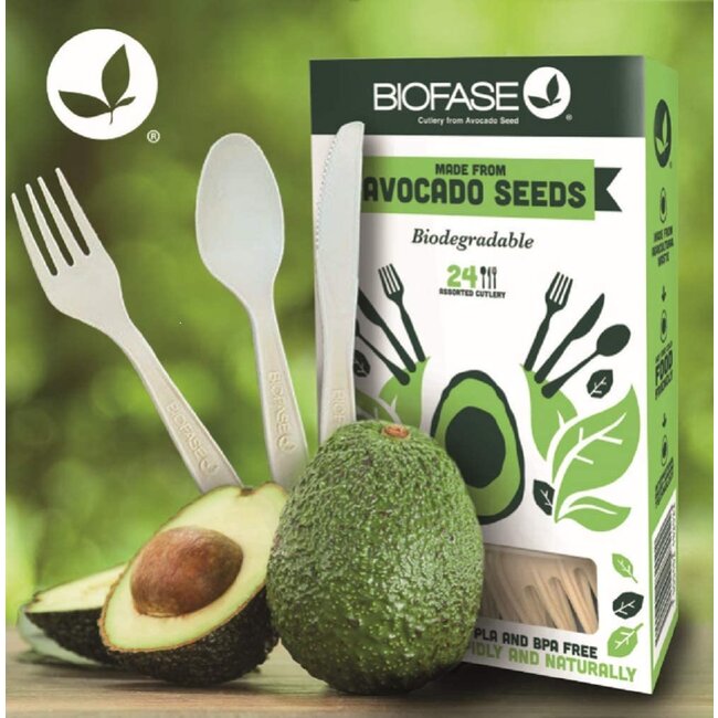 BioFase Avocado Bestek Mes (1000 stuks)