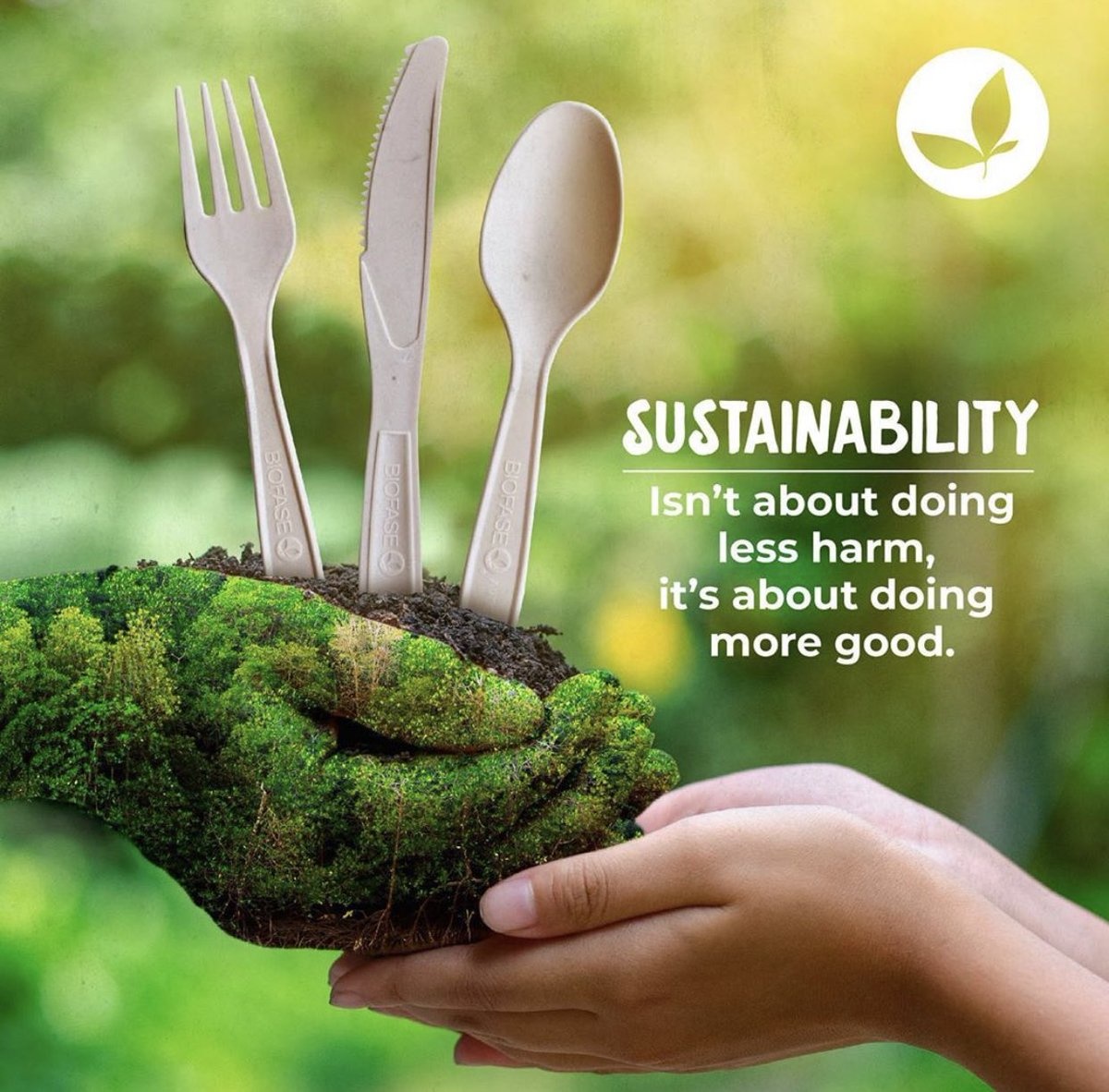 Biofase bestek 100% biologisch afbreekbaar. Het beste alternatief voor plastic!!