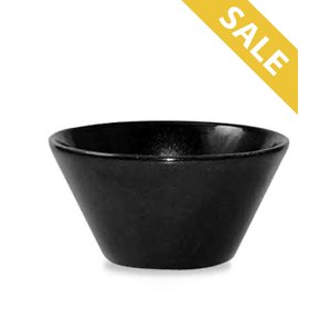 Churchill Metallic Black Zest Snack Bowl 34cl