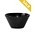 Churchill Metallic Black Zest Snack Bowl 34cl