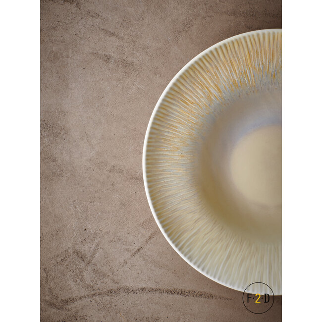F2D servies Horeca Kwaliteit F2D | Diep bord 28/17xH7cm sand Arco