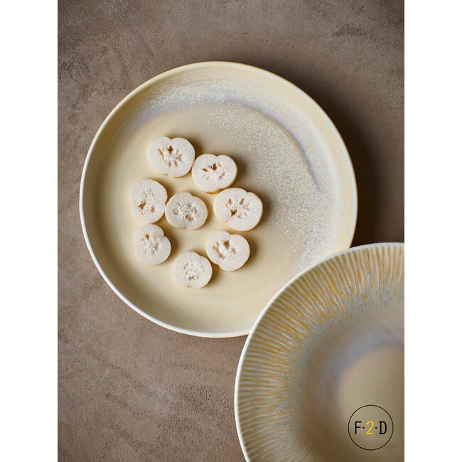 F2D servies Horeca Kwaliteit F2D | Plat bord 26xH3cm sand Arco