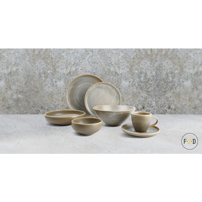 F2D servies Horeca Kwaliteit F2D | Usko Kom 19,5xH8cm groen