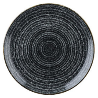 Churchill Servies Horeca Kwaliteit Studio Prints Charcoal Black Evolve Coupe Bord 26cm