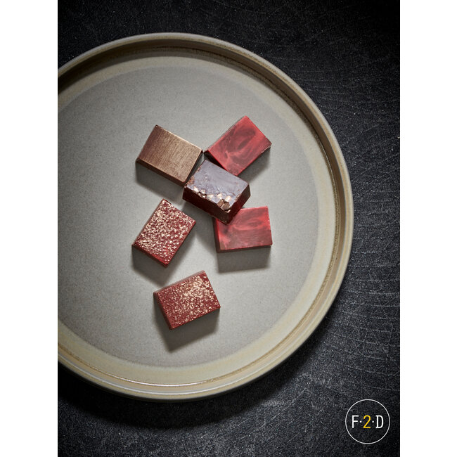 F2D servies Horeca Kwaliteit F2D | Structo Plat bord 28cm met opstaande rand Brown