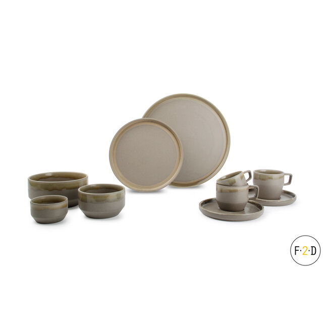 F2D servies Horeca Kwaliteit F2D | Structo Kop 20cl Brown