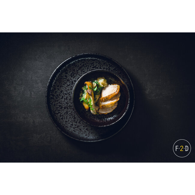 F2D servies Horeca Kwaliteit F2D | Oxido Plat Bord 28,5cm Black
