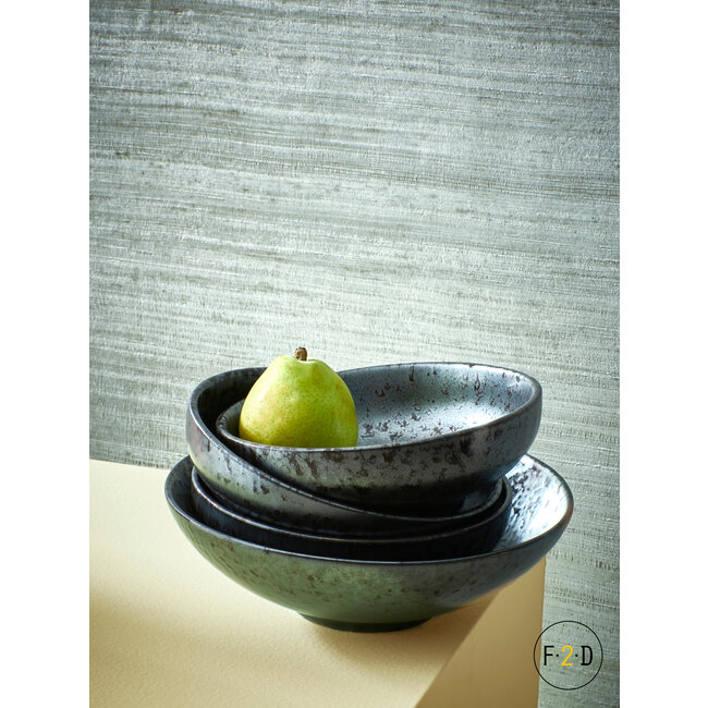 F2D servies Horeca Kwaliteit F2D | Oxido Kom 22,5xH7cm Black