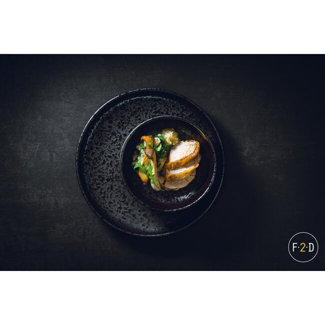 F2D servies Horeca Kwaliteit F2D | Oxido Kom 18xH5,5cm Black