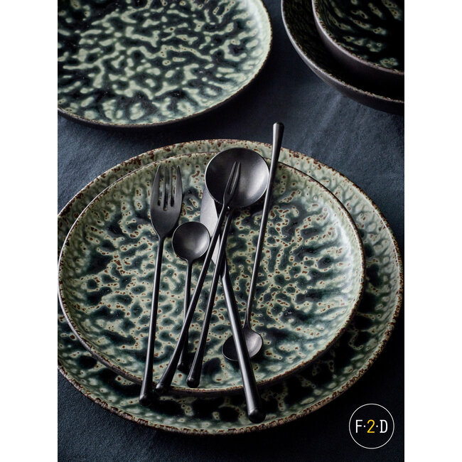 F2D servies Horeca Kwaliteit F2D | Oxido Plat Bord 28x20cm Emerald