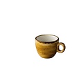 Q Authentic Servies Horeca Kwaliteit Jersey espresso kop stapelbaar geel 80 ml