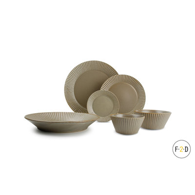 F2D F2D | Aurora Plat bord 19,5cm sage green