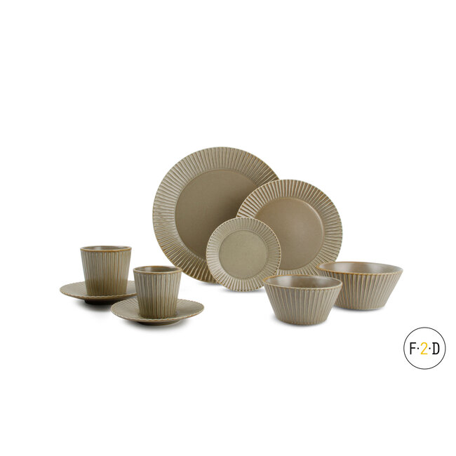F2D servies Horeca Kwaliteit F2D | Aurora Kop 20cl sage green