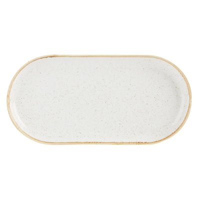 Seasons Porcelite Smal ovaal bord Oatmeal 30 cm