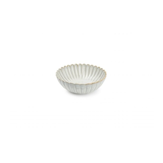 S|P Servies S&P | Kom 13xH4,5cm nuance white Lotus