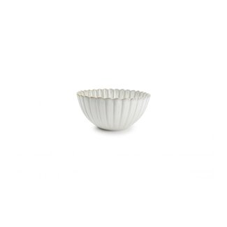 S|P Servies S&P | Kom 16xH7,5cm nuance white Lotus